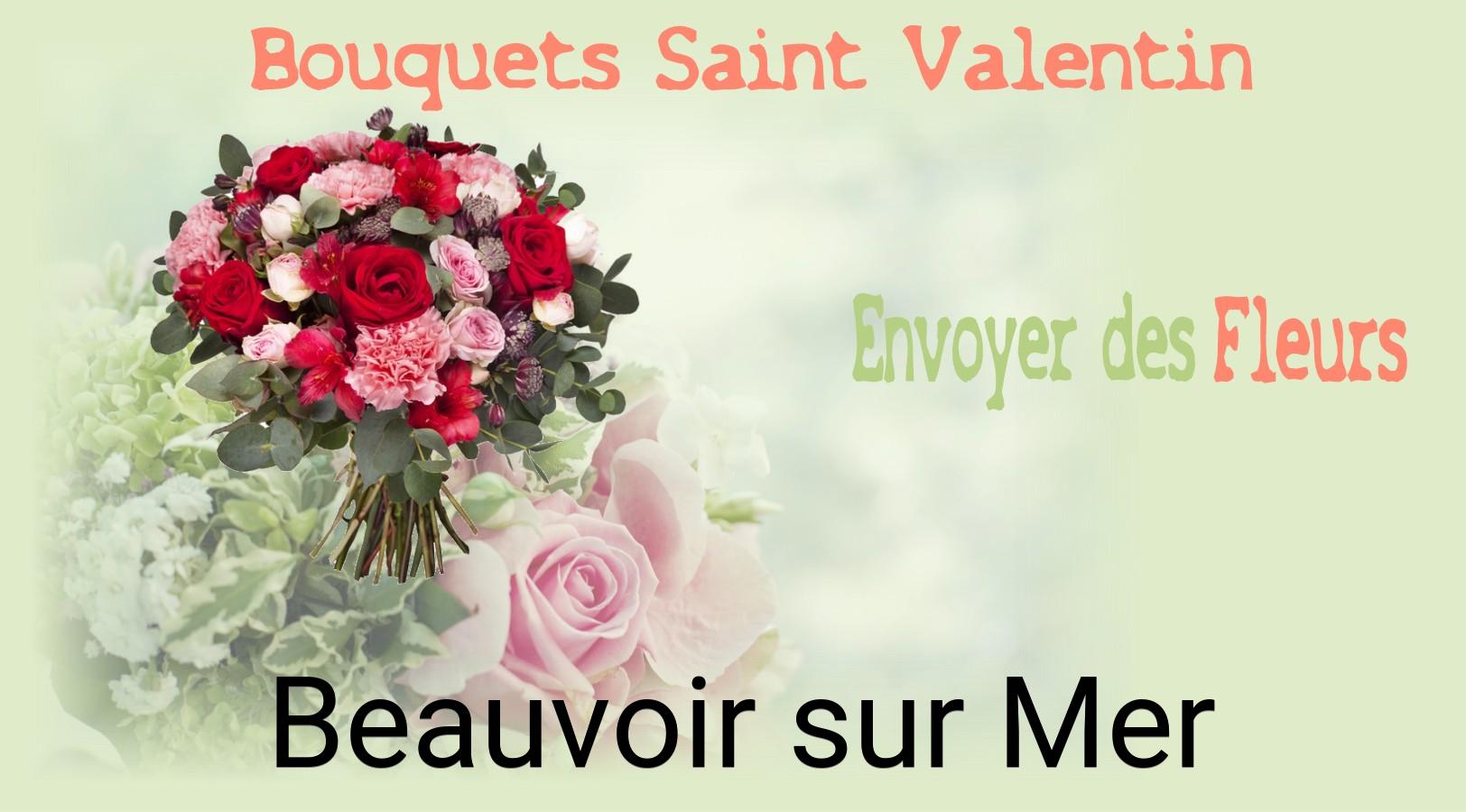 Roses de Saint-Valentin livrées à Beauvoir-sur-Mer